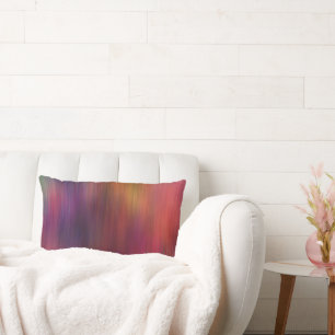 bold accent purple and magenta artistic design lumbar pillow