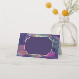 Bold Acrylic Painting Place Card
