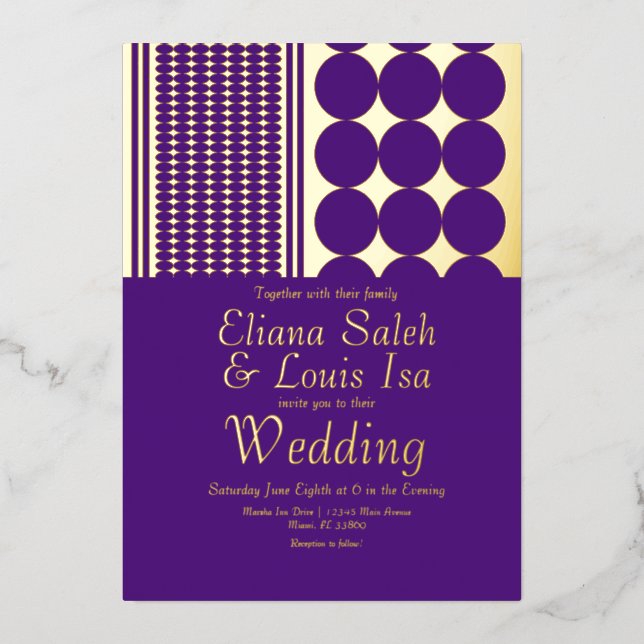 Bold African Ankara Border Wedding Pressed  (Front)