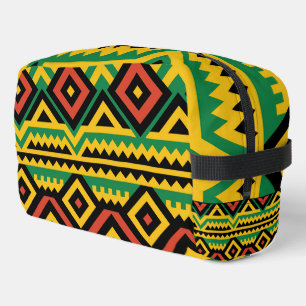 Bold African Print Dopp Kit