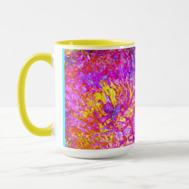 Bold and Beautiful Floral Patterns Art Mug (Left)