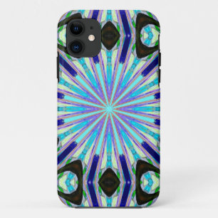bold and colourful exploding blue star case