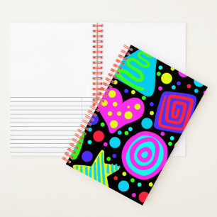 Bold and Colourful Graphic Print Notebook
