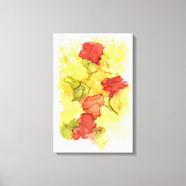 Bold and Colourful Happiness Canvas Print (Front)