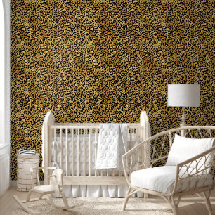 Bold and Glam Luxury Leopard Skin Wallpaper