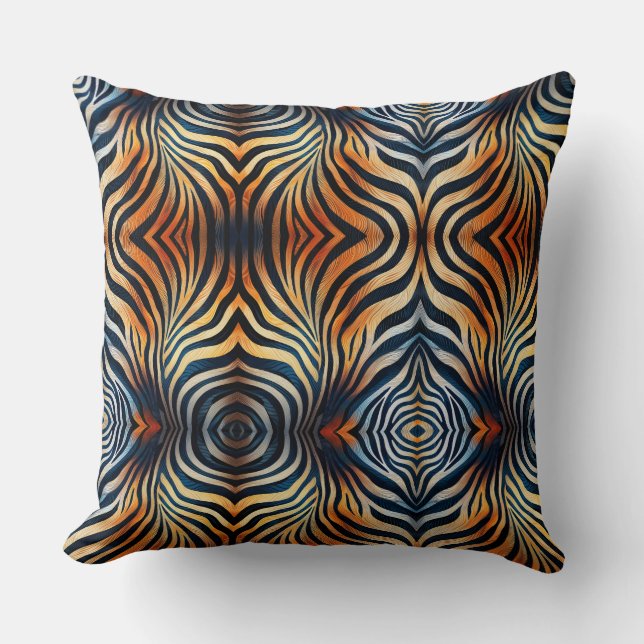 Bold and Vibrant:  Throw Pillow (Front)