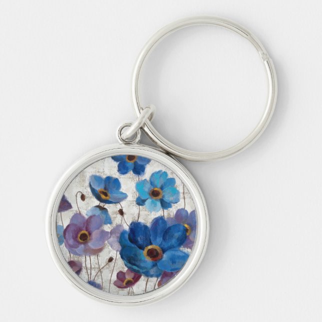 Bold Anemones Keychain (Front)