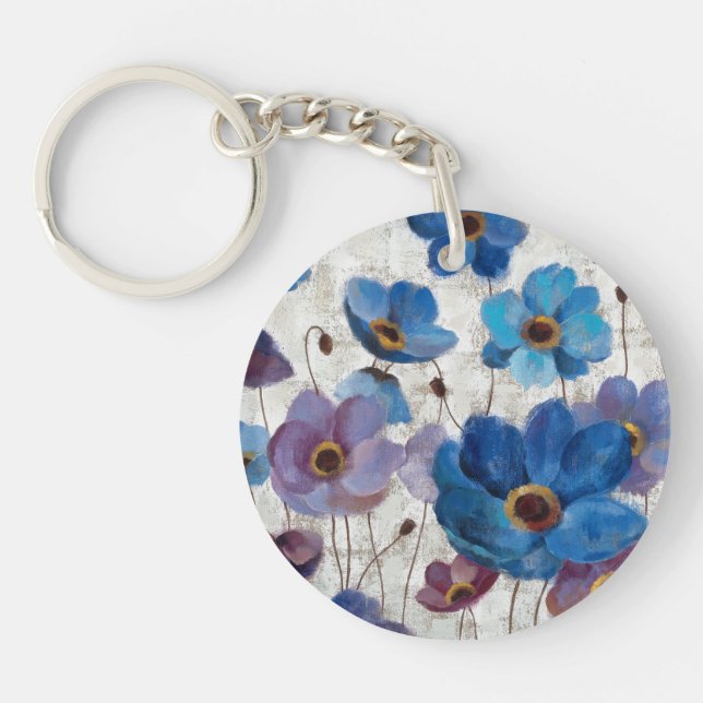 Bold Anemones Keychain (Front)