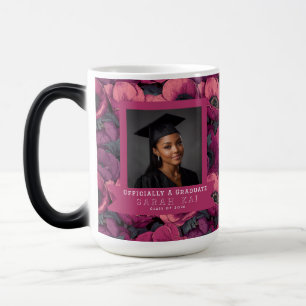 Bold Anemones Pattern Mom Graduation Gift Magic Mug