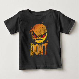 Bold Angry Emoji with 'DON'T' Text Baby T-Shirt