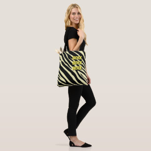 Bold animal print Work & Play fun colour Tote Bag