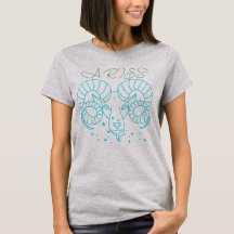 Bold Aries Girls T-Shirt: Fiery Zodiac Sign