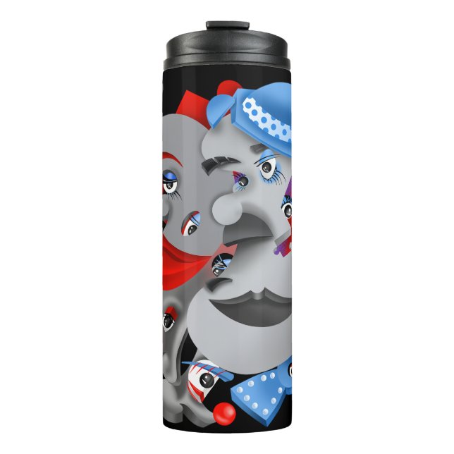 Bold & Artistic Thermal Tumbler (Front)