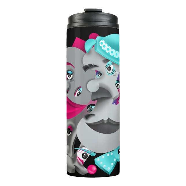 Bold & Artistic Thermal Tumbler (Front)