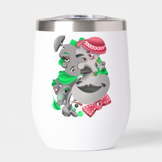 Bold & Artistic Water Bottle (Front)