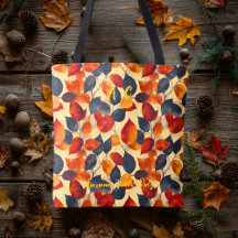 Bold Autumn Leaves with Warm Fall Vibes