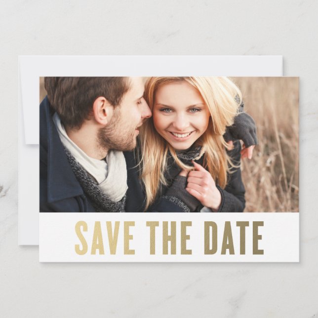Bold Bar | Save the Date Announcement (Front)