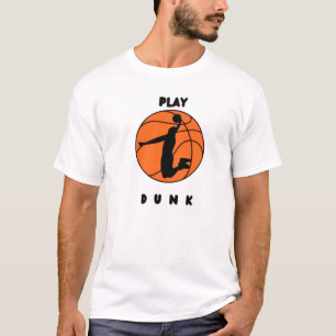  Bold Basketball Jump _  Play Dunk T-Shirt