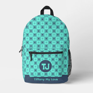 Bold Basketball Monogrammed Personalized Backpack
