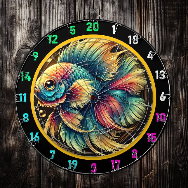 Bold Betta Dartboard Wall Accent (Creator Uploaded)