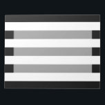Bold Black And White Horizontal Stripes Notepad<br><div class="desc">Bold black and white graphic stripes decor in horizontal or in vertical fashion are a modern classic graphic design style that always make for a great custom gift for yourself or for someone special on your list, these are sure to make an impression on any festive occasions. Email us using...</div>