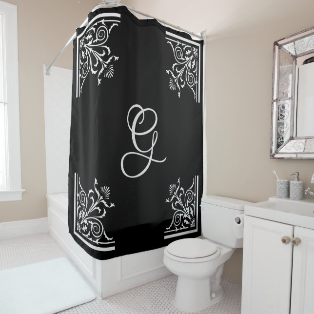 Bold Black and White Vintage Personalized  (In Situ)