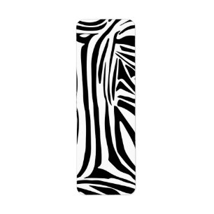 Bold Black and White Zebra Print Pattern