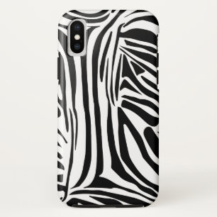 Bold Black and White Zebra Print Pattern Case-Mate iPhone Case