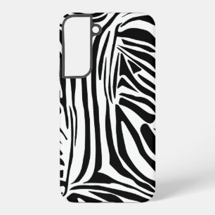 Bold Black and White Zebra Print Pattern Samsung Galaxy Case