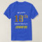 Bold, Black, Faux Gold 18th Birthday w/ Name Shirt