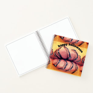 Bold Black Line Lips – Edgy Minimalist Lip Art Notebook