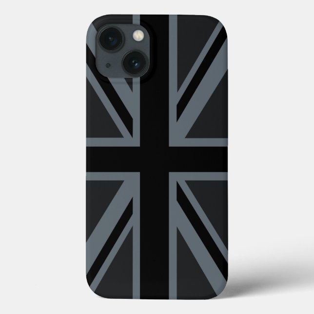 Bold Black Union Jack Case-Mate iPhone Case (Back)