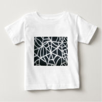 Bold Black & White Spider Web Geometric Pattern