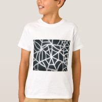 Bold Black & White Spider Web Geometric Pattern