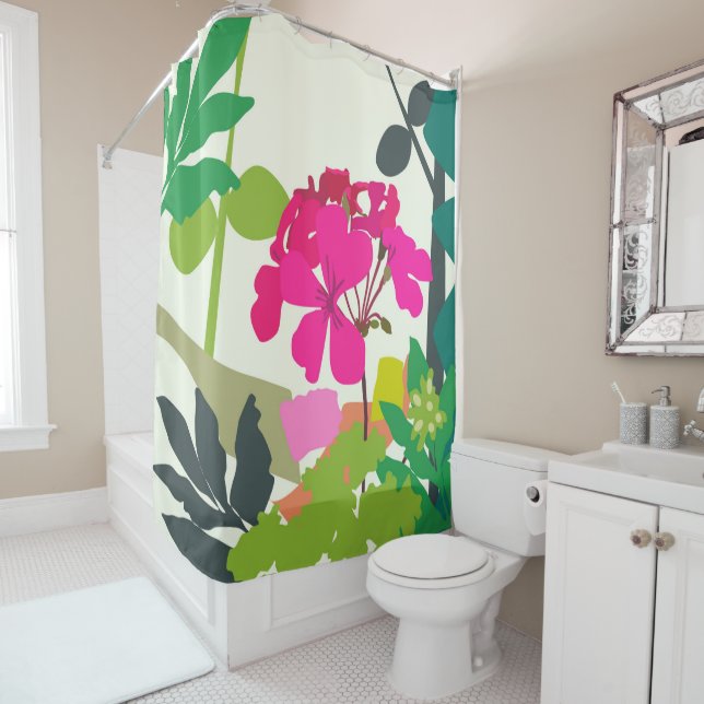 Bold Blooming Geraniums Florist Modern  (In Situ)