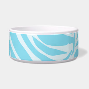 Bold Blue and White Zebra Print