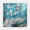 Bold Blue & Black Abstract Magnet