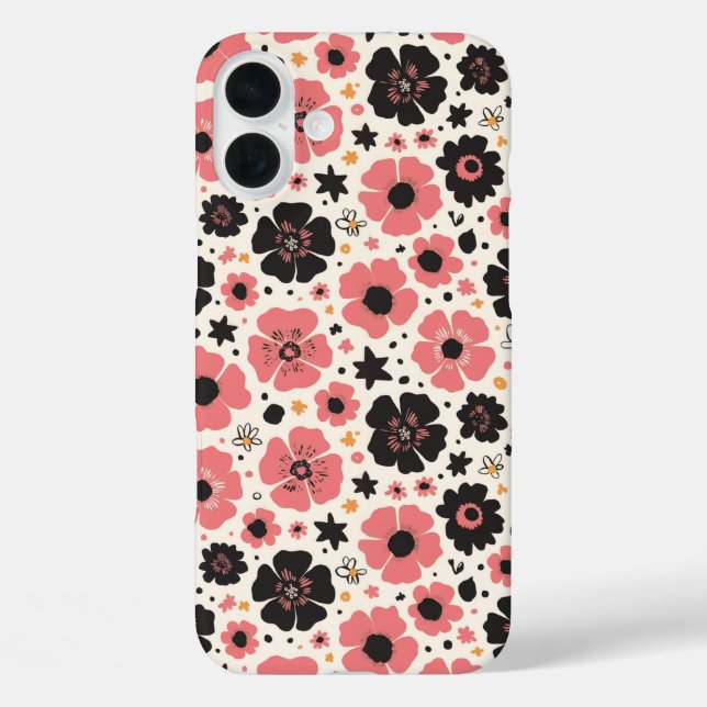 Bold & Blush Blossom Dance Case-Mate iPhone Case (Back)