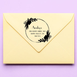 Bold Botanical Personalized modern Self-inking Stamp