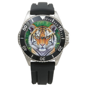 Bold Botanical Tiger cub  Watch