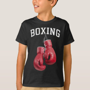 Bold Boxing Gloves Boxing Kickboxing Boxing Lover  T-Shirt