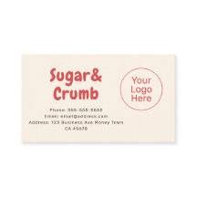 Bold Brand-Ready Bakery Business Card