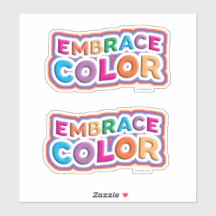 Bold Bright Embrace Colour Slogan Fun Set