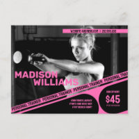 Bold Bright Pink Personal Trainer Photo