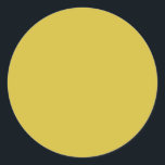 Bold Bright Solid Yellow Modern Wedding Blank Classic Round Sticker<br><div class="desc">Bold Bright Solid Yellow Modern Wedding Blank Classic Round Sticker</div>