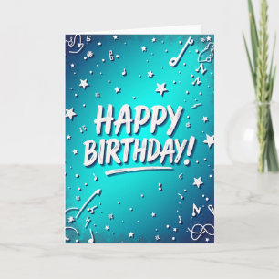 Bold Brushstroke Birthday Card