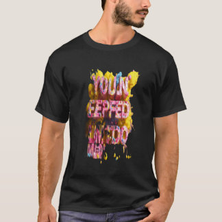 Bold Burst T-Shirt - Abstract Artistic Expression