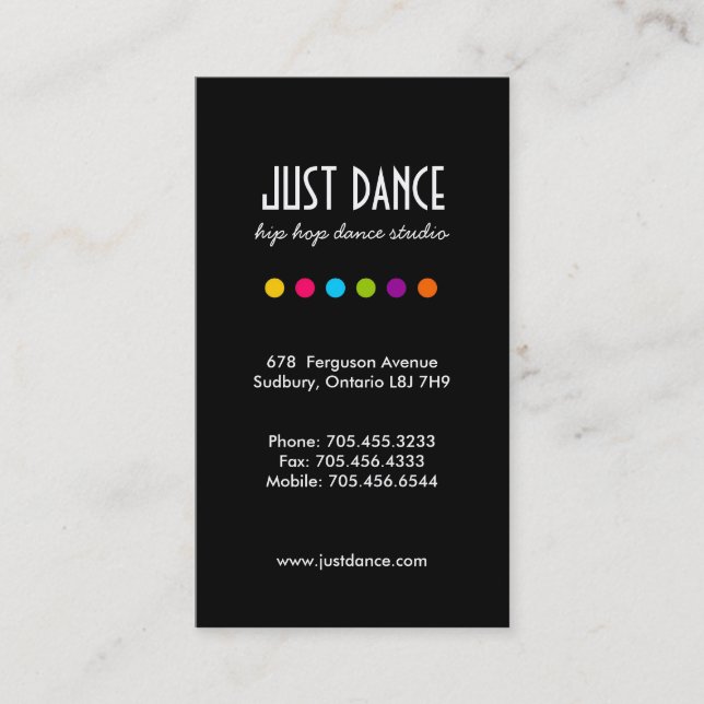 Bold  Business Card (Front)
