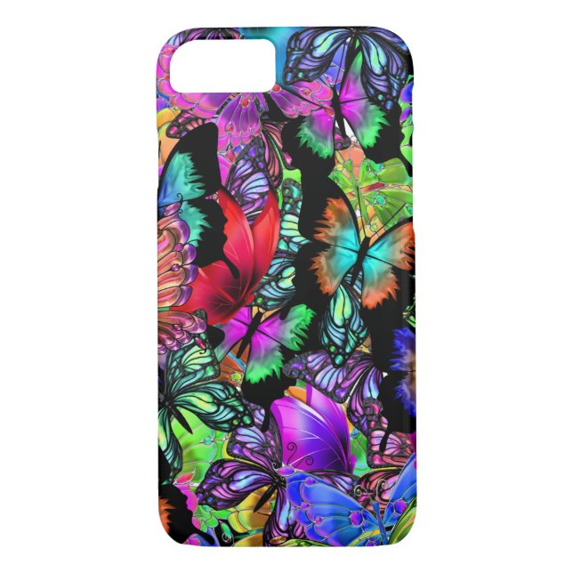 Bold Butterflies Galore Case-Mate iPhone Case (Back)
