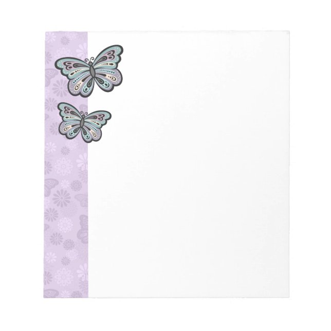 Bold Butterfly notepad (Front)